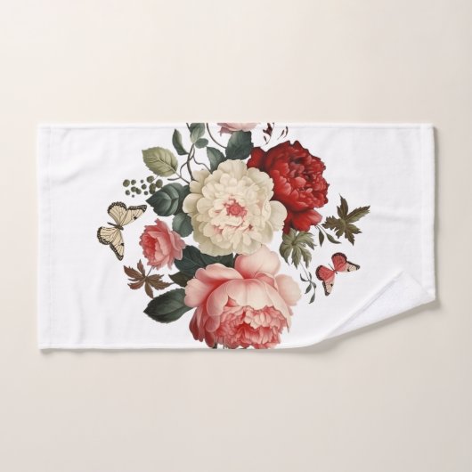 fleuri (Serviette à main)