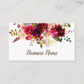 fleurie, boutique carte de visite (Devant)