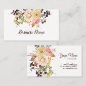 fleurie, boutique carte de visite (Devant / Derrière)