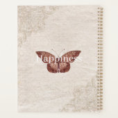 Fleurie décorative chic sur papier kraft Rustique (Dos)