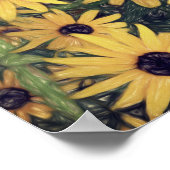 fleurie jaune joyeuse décoration murale (Coin)