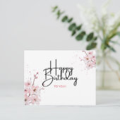 Fleurig Gefeliciteerd  Briefkaart (Staand voorkant)