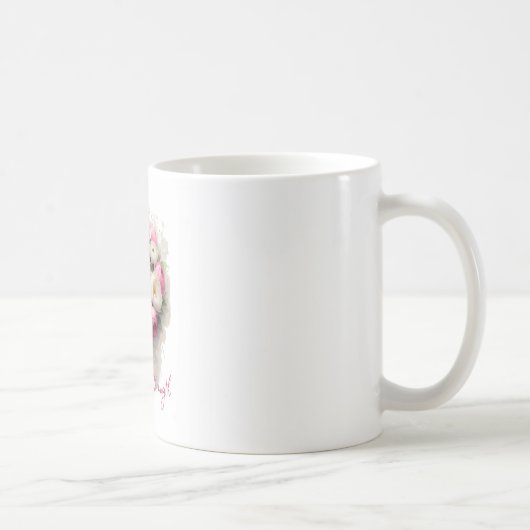 Fleurir avec force, Mug Classique (Droite)