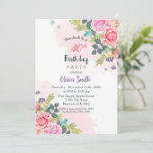 fleurir dans une autre carte d'invitation année (Debout devant)