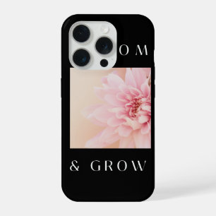Fleurir et grandir Fleur rose tendre iPhone 15