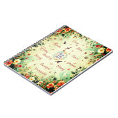 Fleuris bébé fleuris - Cahier floral (Côté gauche)