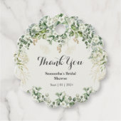 Fleurissement Chic de Feuillage : Étiquette de Fav (Devant)