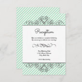 Fleurissement Floral Formel - Invitation de Récept (Devant / Derrière)