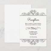 Fleurissement Floral Formel - Invitation de Récept (Devant / Derrière)