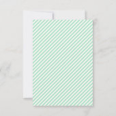 Fleurissement Floral Formel Menthe - Invitation de (Dos)