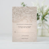 Fleurissement Taupe de Réponse de Mariage (Debout devant)