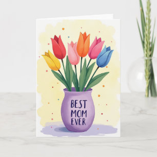 Fleurissez Carte de Meilleure Maman pour Toujours