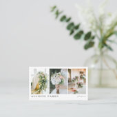 Fleuriste / Autre Carte de visite (Debout devant)