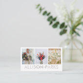Fleuriste / Autre Carte de visite (Debout devant)