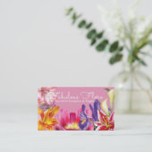 fleuriste bouquets cartes de visite et affiche 3 (Debout devant)