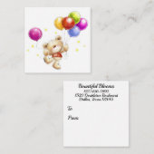 fleuriste, Cadeau, Boîtier, Carte de visite (Devant / Derrière)