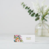 Fleuriste peint Cartes de visite maigres (Debout devant)