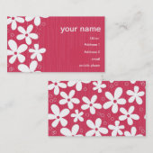 fleurit le carte de visite (Devant / Derrière)