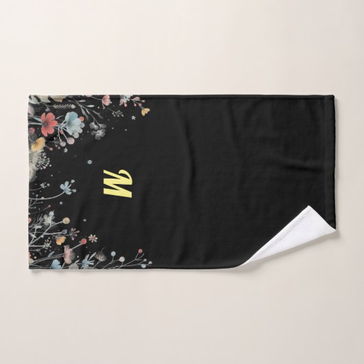 Fleuron de luxe : Monogramable (Serviette à main)