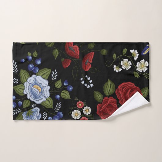 Fleurs (Serviette à main)