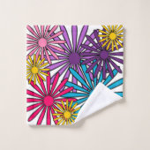Fleurs (Gant de toilette)