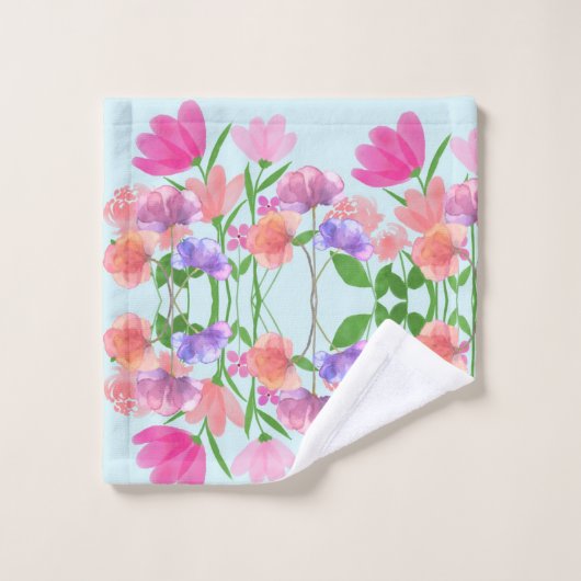 FLEURS (Gant de toilette)