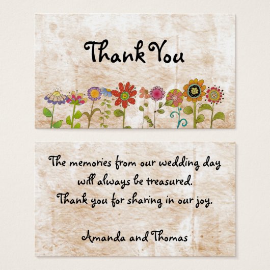 Fleurs (Devant & derrière)