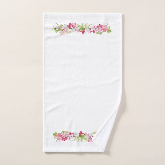 Fleurs (Serviette à main)