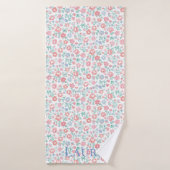 Fleurs (Serviette de bain)