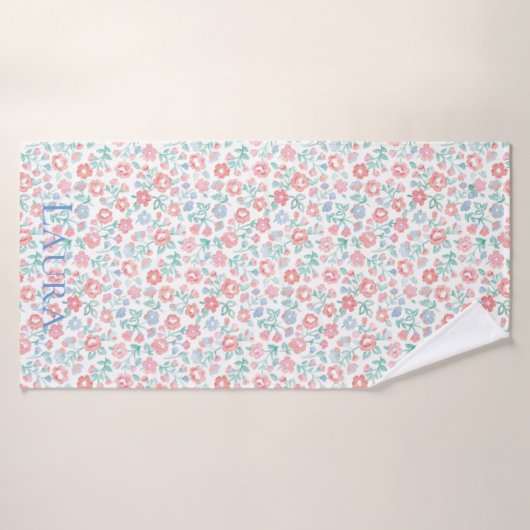 Fleurs (Serviette de bain)