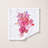 Fleurs- (Gant de toilette)