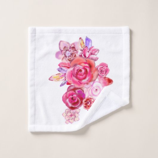 Fleurs- (Gant de toilette)