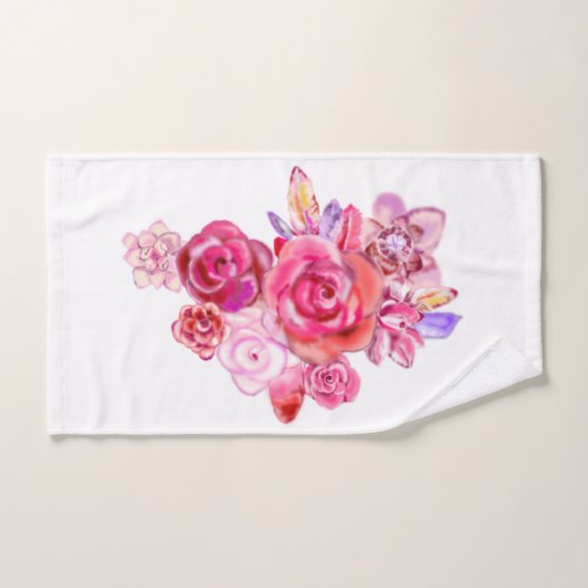 Fleurs- (Serviette à main)