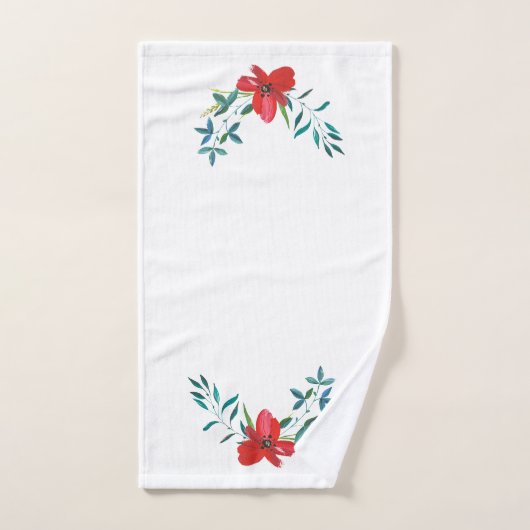 Fleurs (Serviette à main)