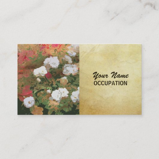 FLEURS 102 - Carte de visite (Devant)