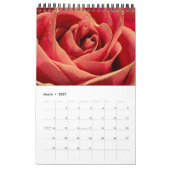 Fleurs 2025 Fermer une page Calendrier mural (Mar 2027)
