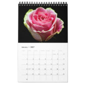 Fleurs 2025 Fermer une page Calendrier mural (Jan 2027)