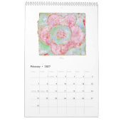 Fleurs 2026 Calendrier vertical (Feb 2027)