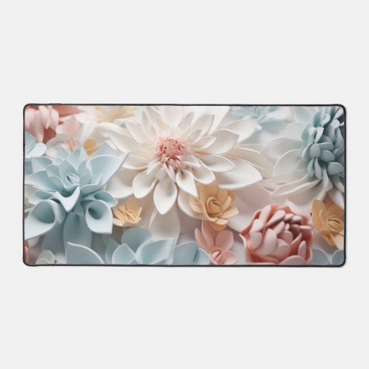 Fleurs 3D Pastel 3D tendance chic et douce (Recto)
