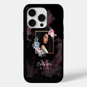 Fleurs à l'aquarelle & cadre floral - Personnalise