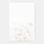 Fleurs à l'aquarelle Post-it® Notes 3M (Devant)