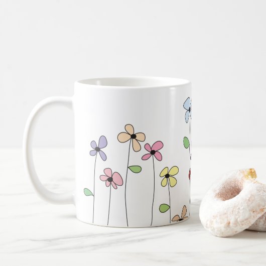 Fleurs à main et Mug de Ladybug (Avec donut)