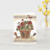 Fleurs à plumes - Carte à notes (Fleur jaune)