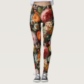 Fleurs abondantes Leggings (Devant)