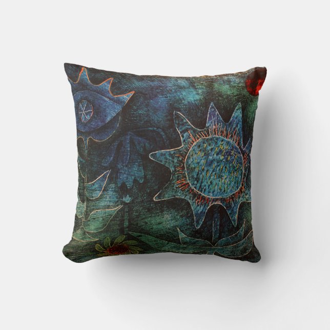 Fleurs abstraites aux coussins de nuit (Recto)