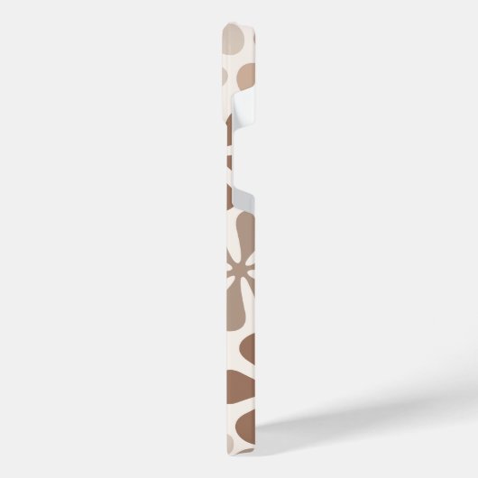 Fleurs Abstraites (B) Crème Brown de Taupe (Côté gauche)