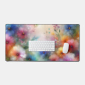 Fleurs abstraites dans le style aquarelle (Clavier et souris)
