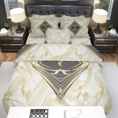 Fleurs Abstraites en argent sur soie & art