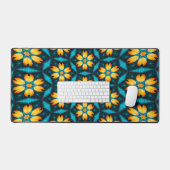 Fleurs Abstraites jaunes (Clavier et souris)