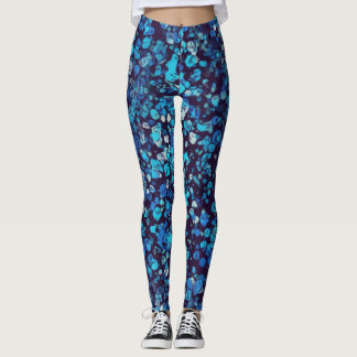 Fleurs Abstraites Mode Florale Leggings de Yoga